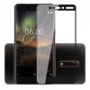 Защитное стекло 3D (5D) Full Glue Armor Glass на весь экран для Nokia 6.1 – Black
