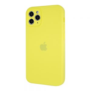 Защитный чехол Silicone Cover 360 Square Full для Iphone 11 Pro Max – Lemon