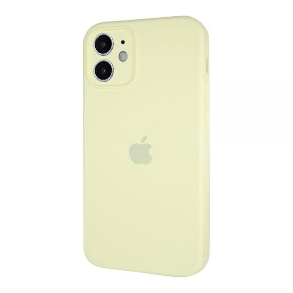 Чохол Silicone Case Square для Iphone 11 Pale Yellow