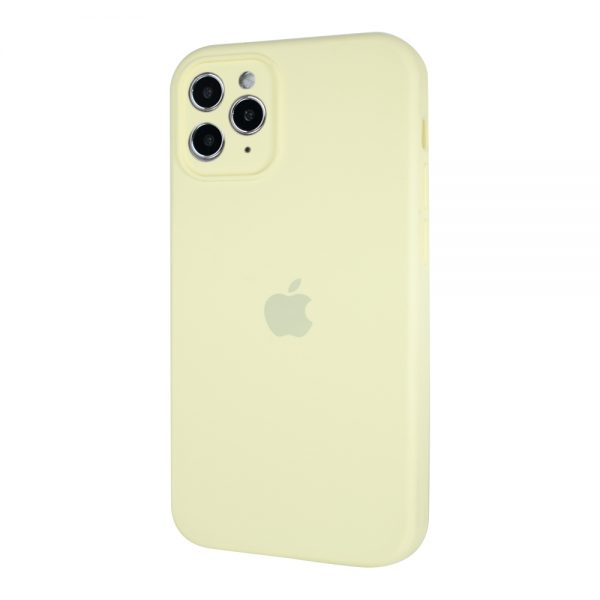 Защитный чехол Silicone Cover 360 Square Full для Iphone 11 Pro – Pale Yellow