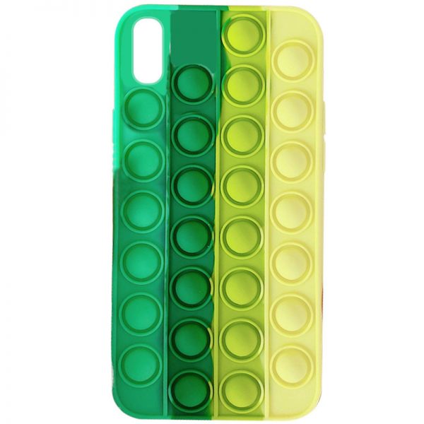 Чохол 3D Pop it Bubble для Iphone XR Spearmint / Yellow