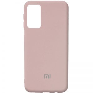 Оригинальный чехол Silicone Cover 360 с микрофиброй для Xiaomi Redmi Note 10 Pro – Розовый  / Pink Sand