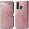 Кожаный чехол-книжка Art Case с визитницей для Realme 5 / 6i – Розовый 97900