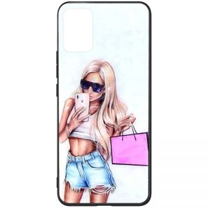 TPU+PC чехол Prisma Ladies для Samsung Galaxy A71 – Handbag