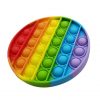 Антистресс игрушка Pop It Bubble Dimbl (Поп-ит) – Разноцветный круг