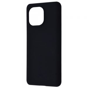 Чехол Silicone Case WAVE Full с микрофиброй для Xiaomi Mi 11 Lite / 11 Lite 5G NE – Black