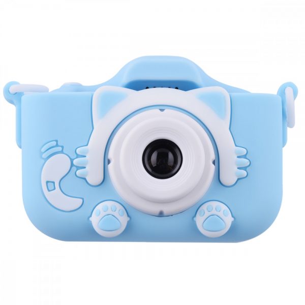 Дитячий фотоапарат Baby Photo Camera Cartoon Cat Blue