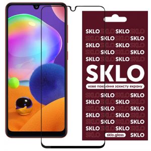Защитное стекло 3D / 5D Premium SKLO Full Glue для Samsung Galaxy A31 / A32 / A22 / M32 – Black