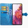 Кожаный чехол-книжка Art Case с визитницей для Samsung Galaxy S20 FE – Синий 98055