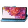 Кожаный чехол-книжка Art Case с визитницей для Samsung Galaxy S20 FE – Синий 98056