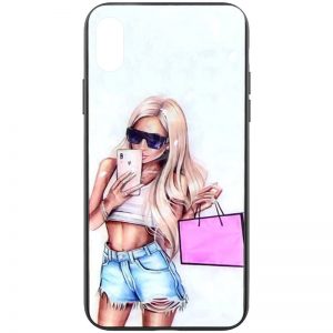 TPU+PC чехол Prisma Ladies для Iphone X / XS – Handbag