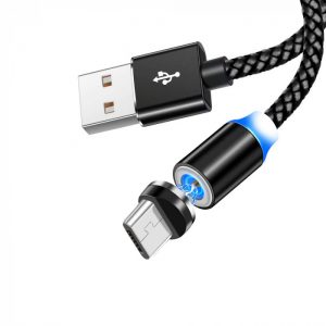 Кабель Aspor Magnetic 360 USB MicroUSB 2.4A (1м) – Black
