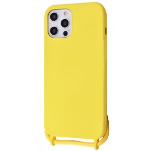 Защитный чехол WAVE Lanyard Case со шнурком для Iphone 12 Pro Max – Yellow