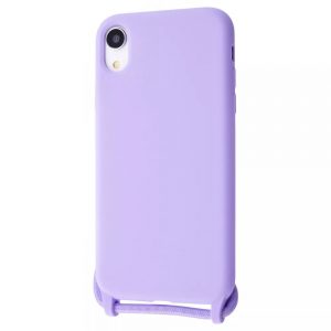 Чохол зі шнурком WAVE Lanyard Case для Iphone XR Light purple