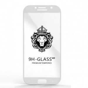 Защитное стекло 3D (5D) Perfect Glass Full Glue Lion на весь экран для Samsung Galaxy A7 2017 (A720) – White