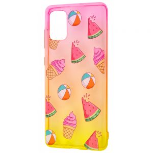 Чехол WAVE Sweet Acid Case для Xiaomi Redmi Note 10 5G / Poco M3 Pro – Red / Yellow / Watermelon