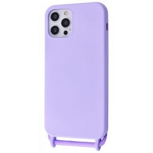 Защитный чехол WAVE Lanyard Case со шнурком для Iphone 12 Pro Max – Light purple