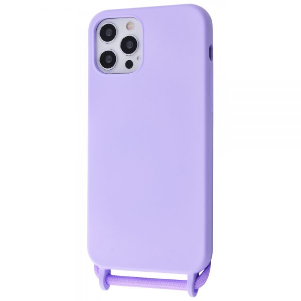 Чохол зі шнурком WAVE Lanyard Case для Iphone 12 Pro Max Light purple