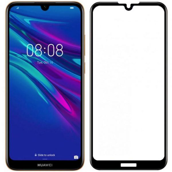 Защитное стекло Goldish Full 9H для Huawei Y5 2019 / Honor 8s – Black
