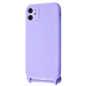 Чохол зі шнурком WAVE Lanyard Case для Iphone 11 Light purple