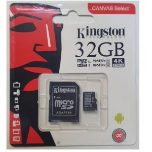 Карта памяти Kingston Micro SD 32GB Class HC-I 10 80/90 MB/S – Black