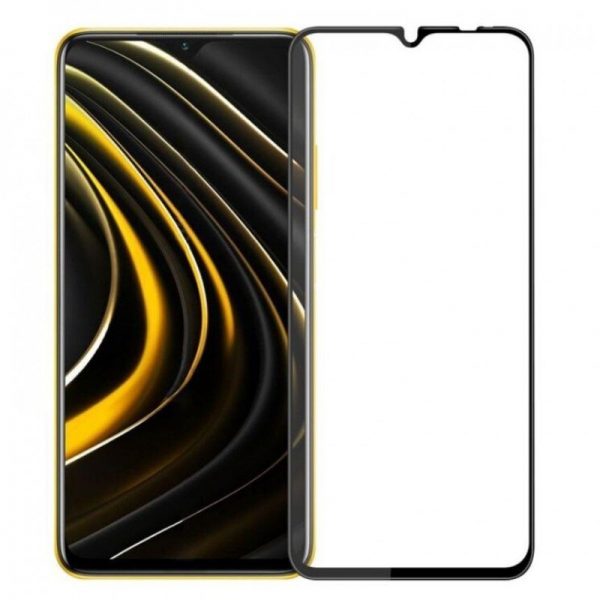 Захисне скло Goldish Full 9H для Xiaomi Redmi 9 / 9T / Poco M3 Black