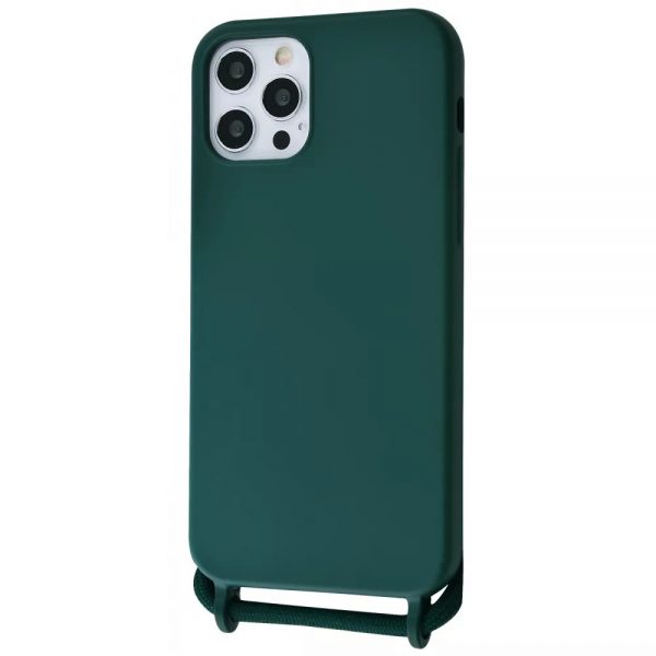 Чохол зі шнурком WAVE Lanyard Case для Iphone 12 / 12 Pro Forest green