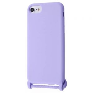 Защитный чехол WAVE Lanyard Case со шнурком для Iphone 7 / 8 / SE (2020) – Light purple