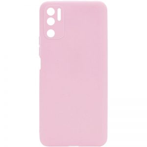 Матовый силиконовый чехол с защитой камеры для Xiaomi Redmi Note 10 5G / Poco M3 Pro – Розовый / Pink Sand