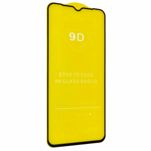 Защитное стекло 9D Full Glue Cover Glass на весь экран для Samsung Galaxy A12 / M12 / A02 / A02s / A03s– Black