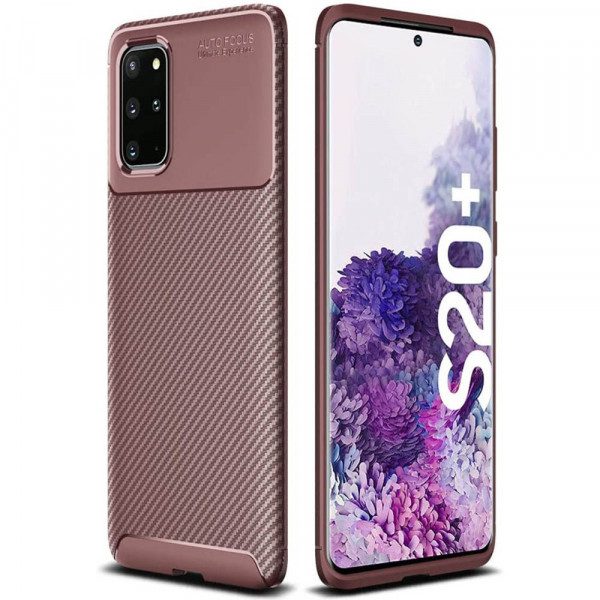 Силиконовый чехол Kaisy Series для Samsung Galaxy S20 Plus – Brown