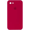 Чохол Silicone Case Square для Iphone 7 / 8 / SE 2020 Червоний / Rose Red