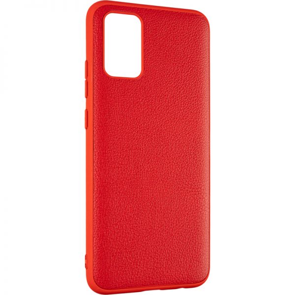 Кожаный чехол Leather Case для Samsung Galaxy A22 / M32 / M22 – Red