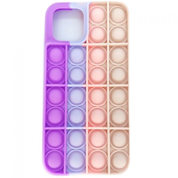 Чохол 3D Pop it Bubble для Iphone 11 Pro Max Purple / Pink