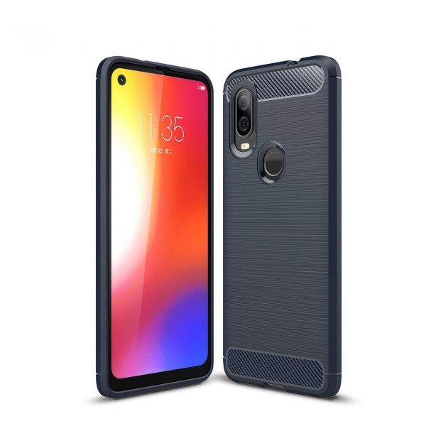 Cиликоновый TPU чехол Slim Series для Motorola P40 – Синий