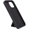 Чехол Silicone Case Hand Holder с микрофиброй для Iphone 12 Pro Max – Черный / Black 104512