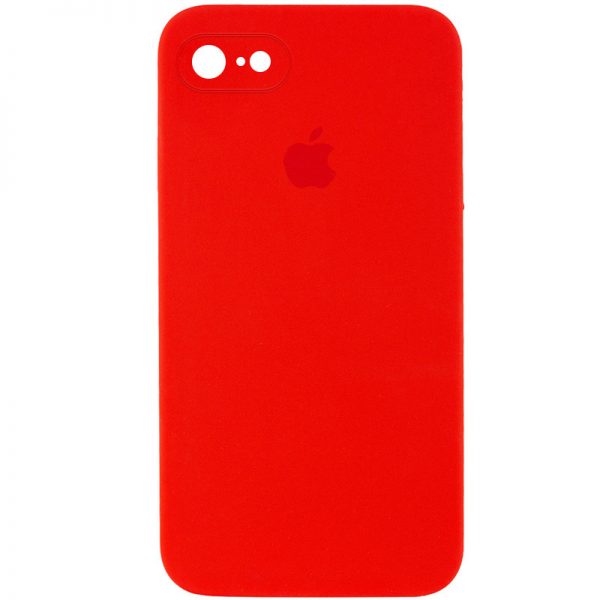 Чохол Silicone Case Square для Iphone 7 / 8 / SE 2020 Червоний / Red