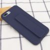 Чехол Silicone Case Hand Holder с микрофиброй для Iphone 7 Plus / 8 Plus – Темно-синий / Midnight blue 104415