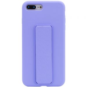 Чехол Silicone Case Hand Holder с микрофиброй для Iphone 7 Plus / 8 Plus – Сиреневый / Dasheen