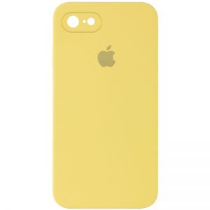 Защитный чехол Silicone Cover 360 Square Full для Iphone 7 / 8 / SE (2020) – Желтый / Canary Yellow