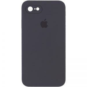 Защитный чехол Silicone Cover 360 Square Full для Iphone 7 / 8 / SE (2020) – Серый / Dark Gray