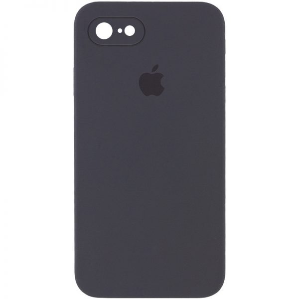 Чохол Silicone Case Square для Iphone 7 / 8 / SE 2020 Сірий / Dark Gray