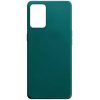 Матовый силиконовый TPU чехол для Oppo A74 – Зеленый / Forest green