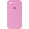 Чохол Silicone Case Square для Iphone 7 / 8 / SE 2020 Рожевий / Light pink