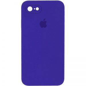 Защитный чехол Silicone Cover 360 Square Full для Iphone 7 / 8 / SE (2020) – Фиолетовый / Ultra Violet