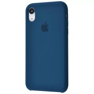 Оригинальный чехол Silicone Case с микрофиброй для Iphone XR – Blue horizon
