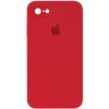 Чохол Silicone Case Square для Iphone 7 / 8 / SE 2020 Червоний / Camellia