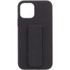 Чохол Silicone Hand Holder для Iphone 12 / 12 Pro Чорний / Black