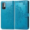 Кожаный чехол-книжка Art Case с визитницей для Xiaomi Redmi Note 10 5G / Poco M3 Pro – Синий 103508