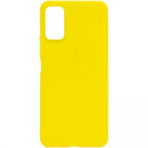 Матовый силиконовый TPU чехол для Xiaomi Redmi Note 10 5G / Poco M3 Pro – Желтый